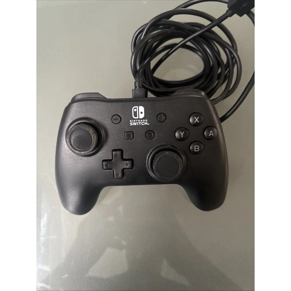 PowerA Ergonomic Wired USB Controller for Nintendo Switch, Black, 10ft Cable